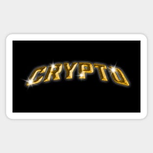 Crypto Gold Sticker